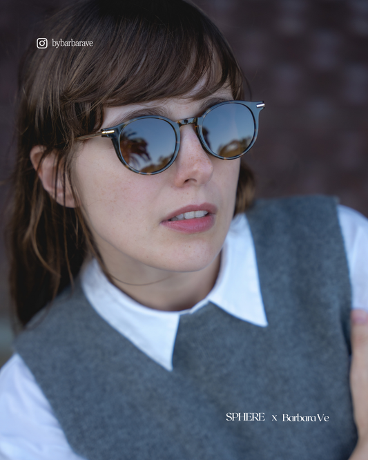 Sphere Tortoise/Brown Sunglasses | Premium Acetate, UV & Blue-Light