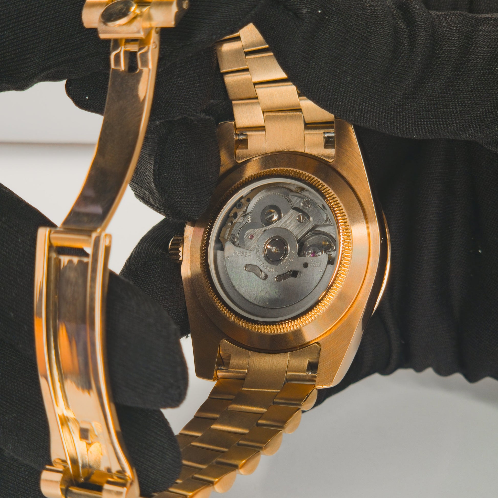 Sphere Custom Watch – Inspired by Sky-Dweller – Powered by Seiko NH35 - Rose Gold Black