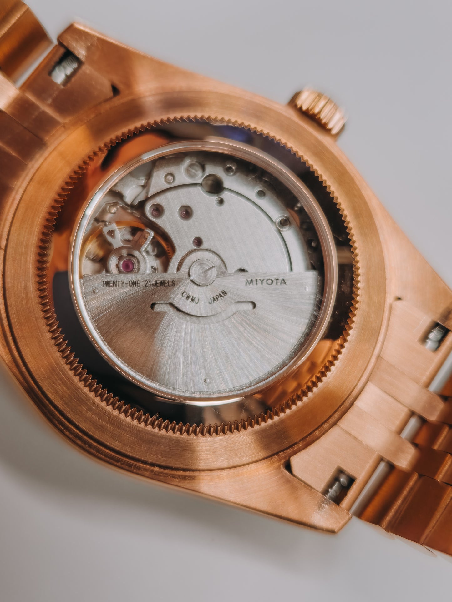 Sphere Day-Date Rose Gold Automatic Watch | Seiko NH36