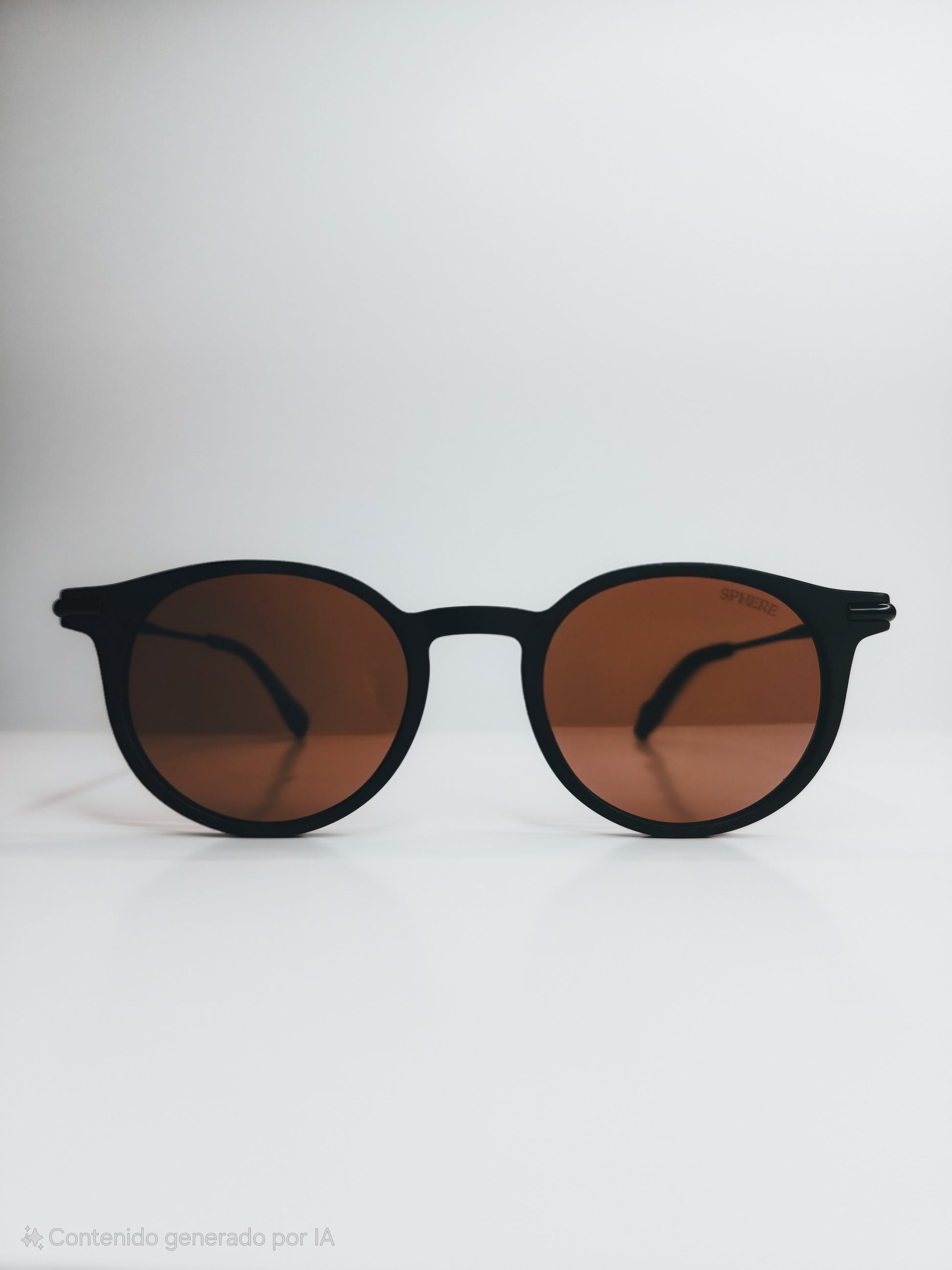 Sphere Glasses Matte Black/Brown