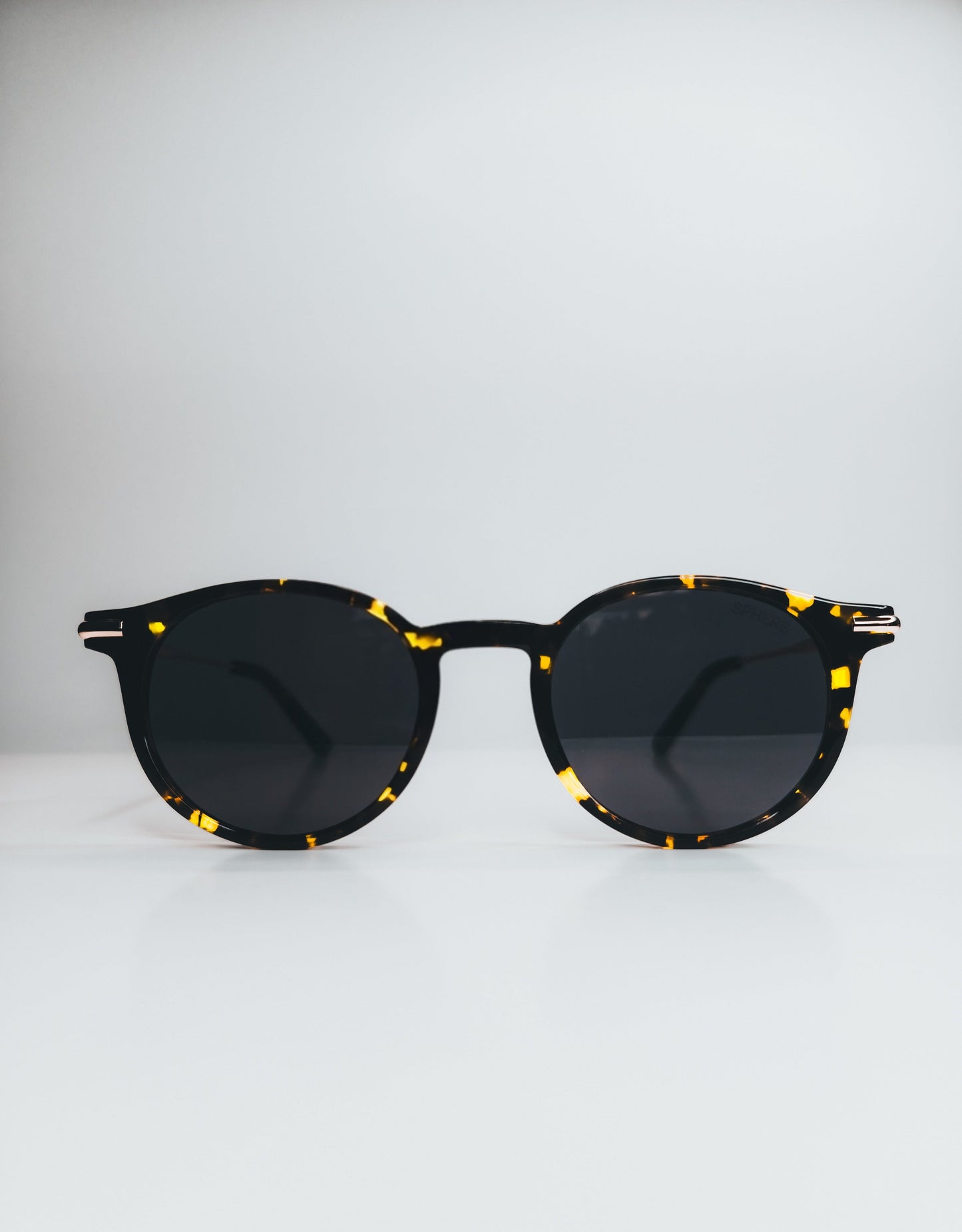 Sphere Tortoise/Dark Sunglasses | Premium Acetate, UV & Blue-Light
